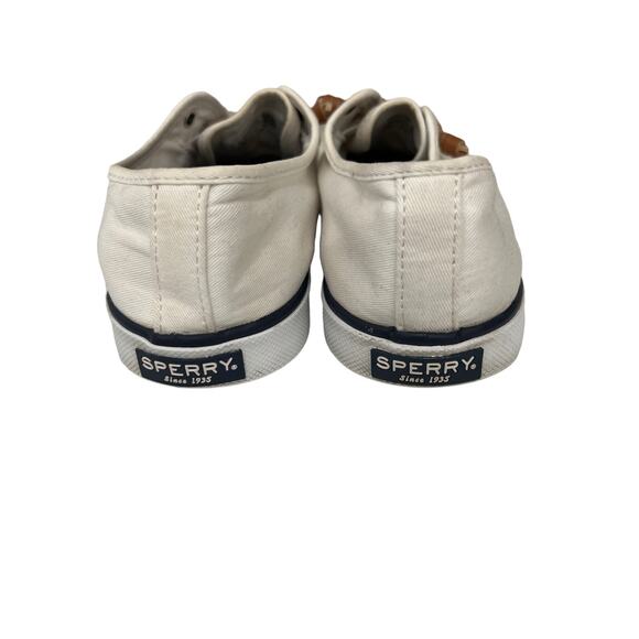 Sperry Top slider Canvas Sneaker Woman’s US size 8.5 preowned - Picture 5 of 6